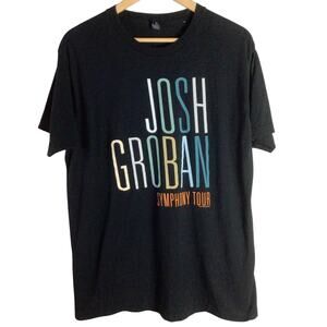 Josh Groban Symphony Tour T Shirt Black Large